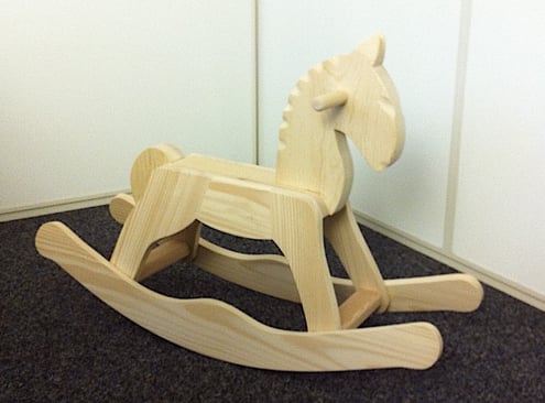 Das fertige Spielzeug, unbehandelt