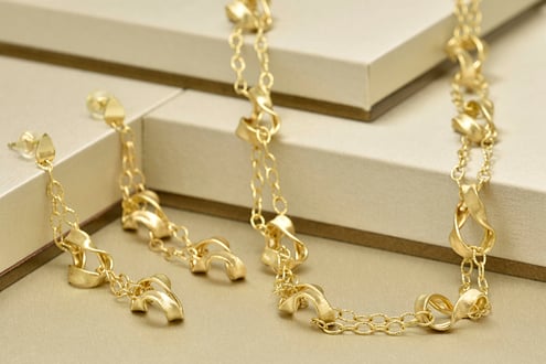 中川商店　岐阜　ゴバートオーロ　18金　イタリア製　ジュエリー　ネックレス　ピアス