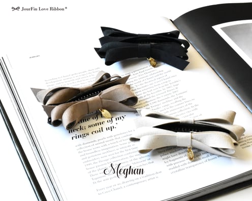 ラブリボン　リボン　リボンレッスン　リボンワーク　JouFin　ラブリボン　LoveLibbon　メーガン　バナナクリップ