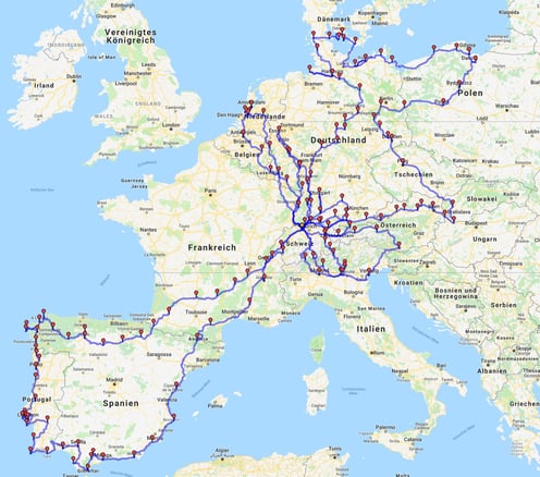 Ape on tour, trifft hier wohl schon zu.