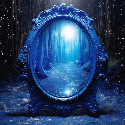 Blaues Licht besitzt die Eigenschaft Blockaden zu durchbrechen und zu transformieren.