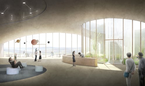 Besucherzentrum Hohe Geba Thüringen 2018 3. Preis Herr & Schnell Architekten Hamburg