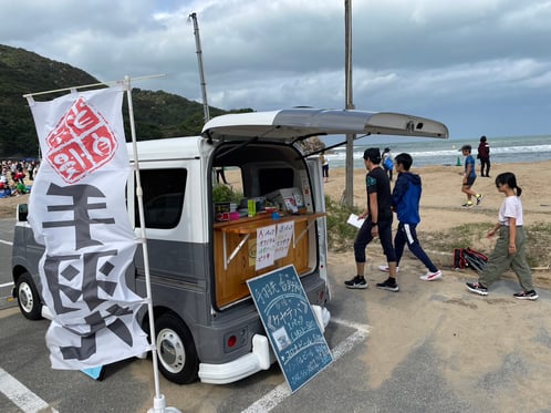 ケヤテバのキッチンカーもお目見えして大会を盛り上げました！