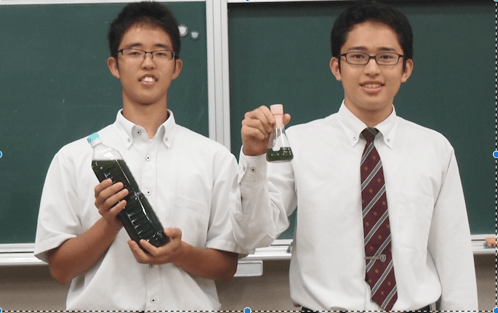 左から 重松慶太朗くん(2年) 尾崎光平くん(3年)