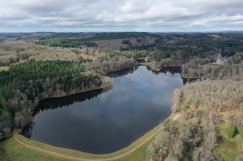La Prade. étang de Corrèze.