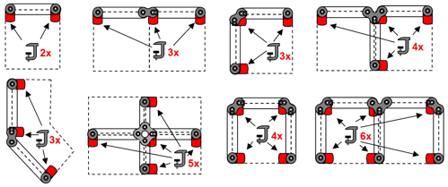 Clip position for desk screen