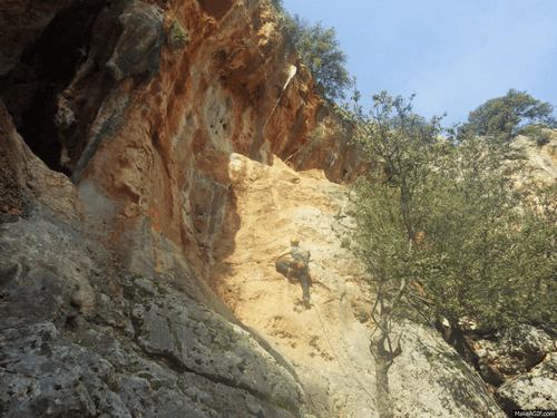 Olli in der Route Chupi V im Sektor Anatolia left.