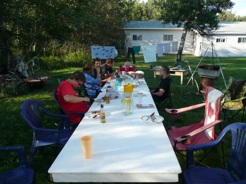 Barbeque in the summer