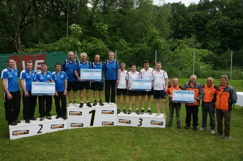 1. SSV Raika Alkoven, 2. Union Altenberg, 3. USC Abersee, 4. Union Kirchdorf a. Inn