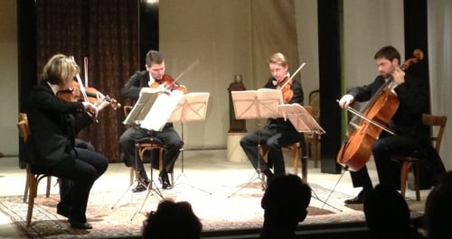 30. März 2014: Streichquintette  mit dem Adalbert-Stifter-Quartett, Linz (Clemens Rechberger a. G.)