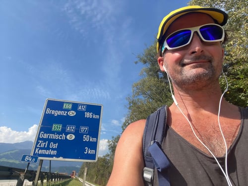 Streckenabschnitt entlang der Inn-Autobahn.