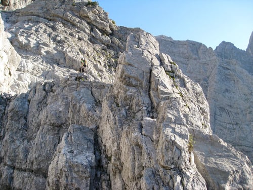 Kletterei auf dem Münchner Weg