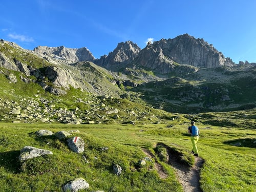 Auf dem Weg zur Sidelenhütte.