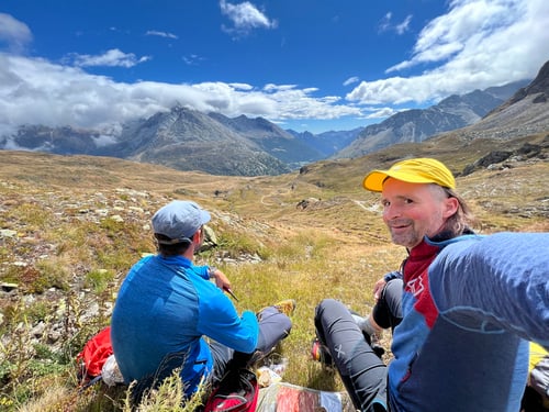 2022/08: Brotzeit mit Aussicht (CH/VS/Bistinenpass)
