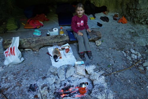Frühstück am nächsten Morgen. Der Kaffee durfte nicht fehlen.