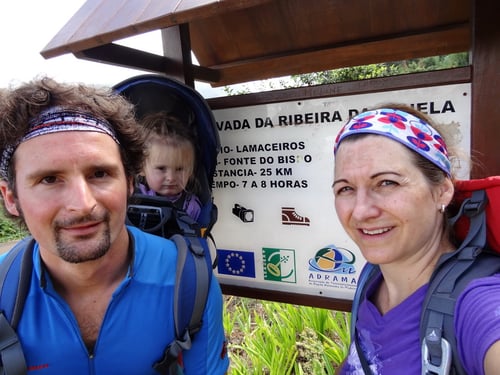 Am Ziel in Lamaceiras