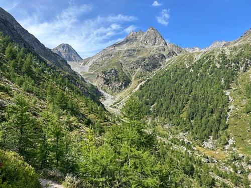 Blick ins Schweibbachtal.