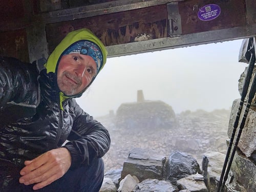 2022/07: Olli auf dem 1'345 Meter hohen Ben Nevis; höchster Berg Grossbritanniens (SCO)