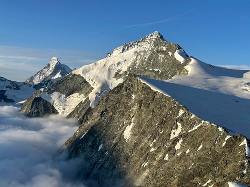 Matterhorn und Grand Cornier.