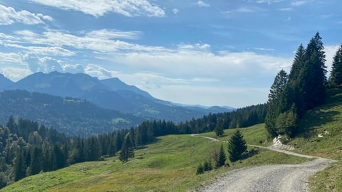 Auf dem Weg zur Grümpelalpe.