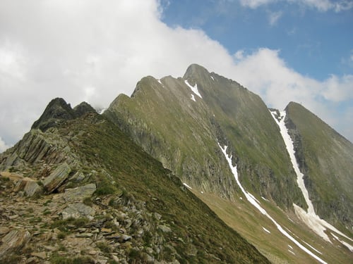 Schönster Teilabschnitt des Grates