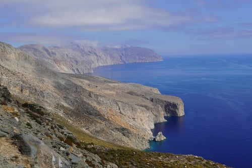 Blick auf die Südwestseite der Insel.