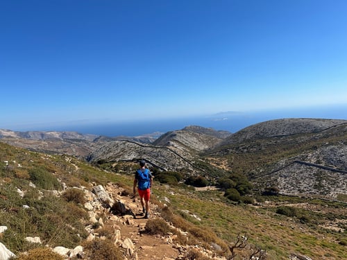 2024/09: Auf dem Abstieg vom Zeusberg zurück nach Filóti (GR/Naxos)