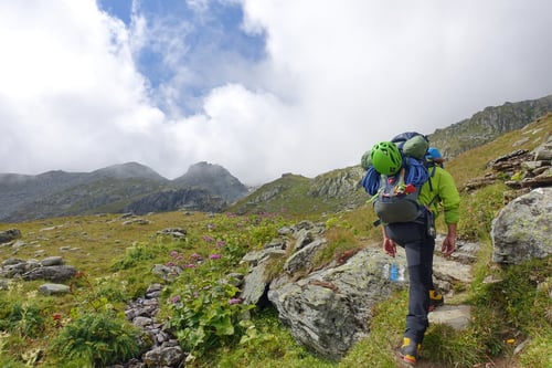 Auf dem Weg zum Col de Lâne.