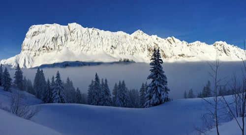 Einfach traumhaft! Die Aussicht auf den Mieserenstock.
