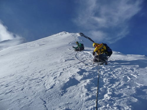 Die letzten paar hundert Höhenmeter...