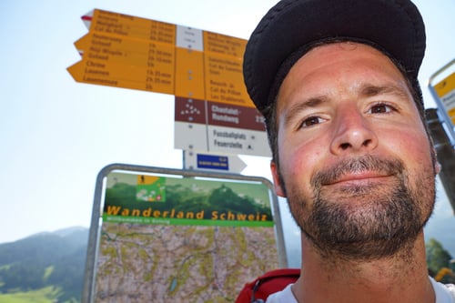 Ankunft in Gsteig. Mein Bärentrek ist leider schon zu Ende…