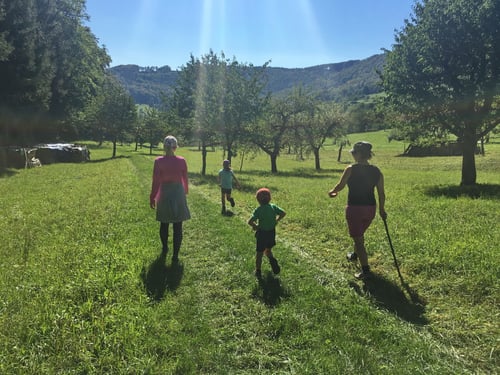 Im Talacker kurz vor Büren.