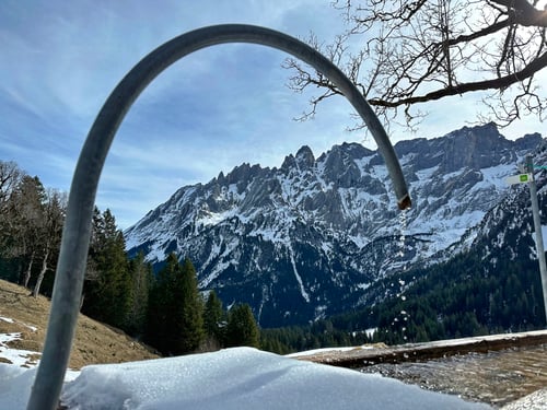 Grandioser Ausblick von der Borchhütte auf die Engelhörner.