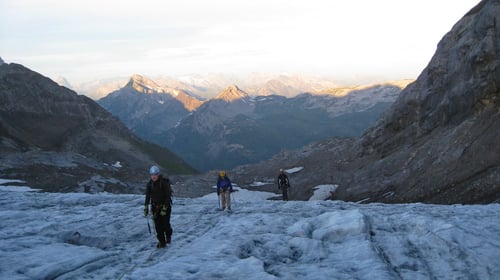 Auf dem Glärnischfirm.