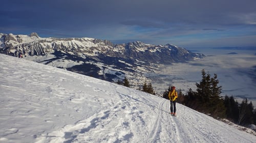 Säntis und Hoher Kasten lassen Grüssen.