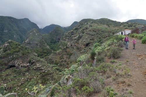 Abstieg zum Barranco Fagundo