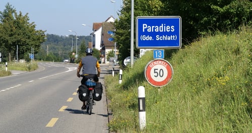 Das "Paradies" des Durchgangsverkehrs und leider nicht der Velofahrer