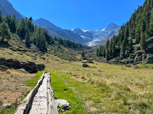2022/08: Der alte Holzbrunnen von Alpja (CH/VS)