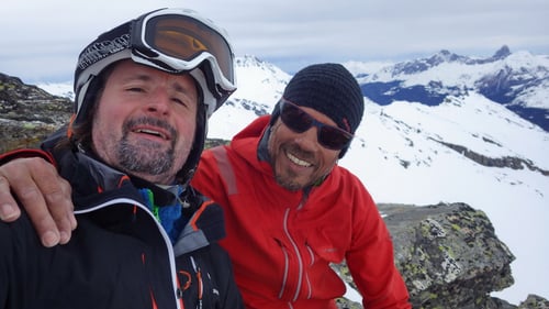 Auf dem Gipfel des Scalotta.