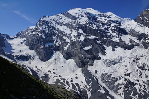 Das Blüemlisalpmassiv.