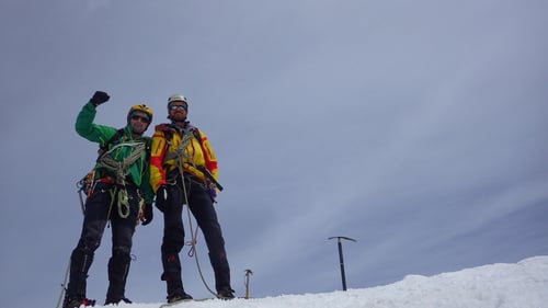 Ganz alleine am Gipfel!