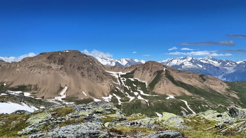 Blick auf den Saflischpass.