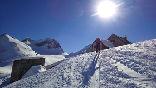 Die Rotondohütte ist erreicht