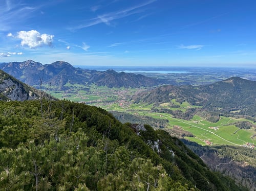Blick auf den Chiemsee.