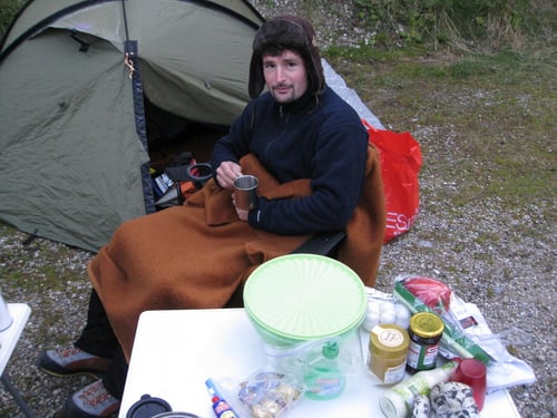 In der Nacht wurde es saukalt !