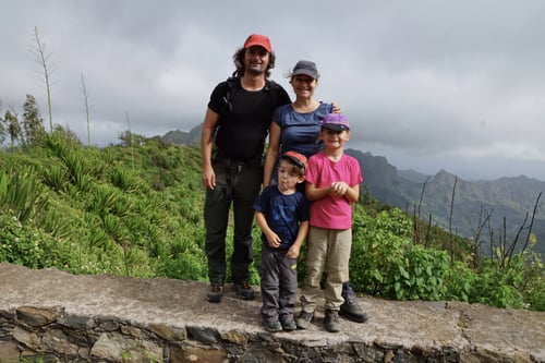 Die Wanderung geht los.