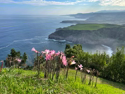 2021/09: Blick auf die Nordküste der Azoreninsel São Miguel. (PT/Azoren)