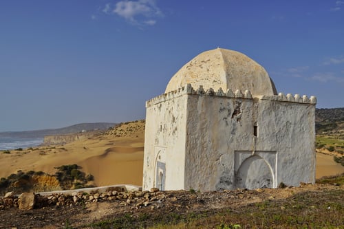 2023/04: Auf dem Weg zum Stand von Sidi Ahmed Essayeh (MA)