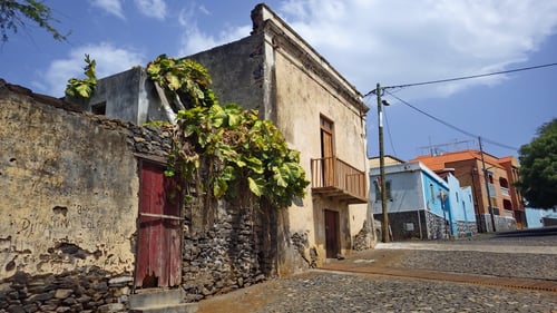 In den Strassen von São Filipe.