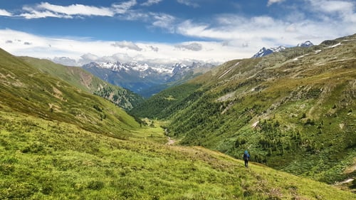 2021/07: Auf dem Weg nach Heiligkreuz (CH/VS)